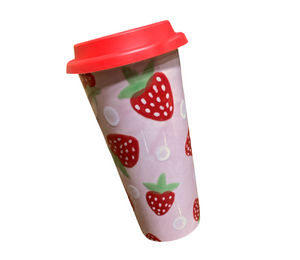 Lancaster Strawberry Travel Mug