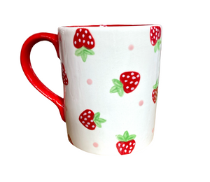 Lancaster Strawberry Dot Mug