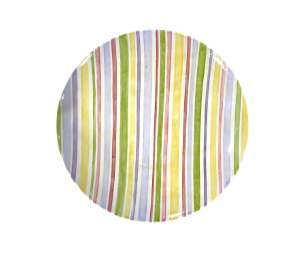 Lancaster Striped Fall Plate