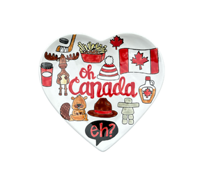 Lancaster Canada Heart Plate