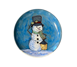 Lancaster Rustic Glazed Snowman