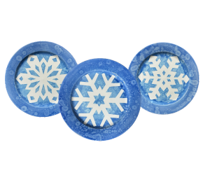 Lancaster Paper Snowflake Plate